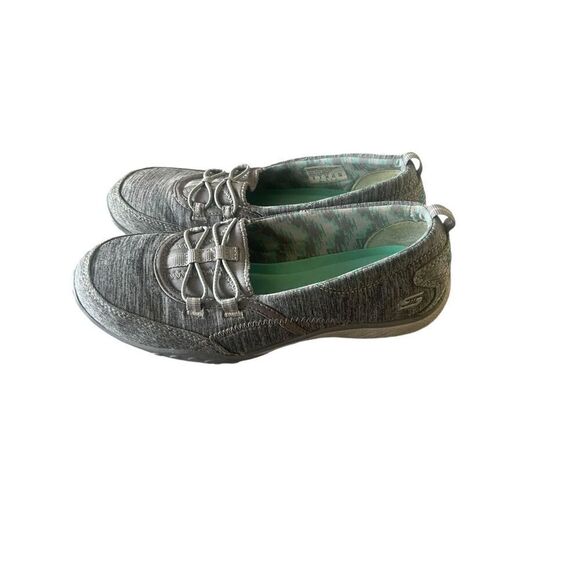 Skechers Womens Gray Heathered Memory Foam Slip-On Walking Shoes Size 6 NWOT - Picture 6 of 11